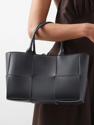 Arco Small Intrecciato-leather Tote Bag