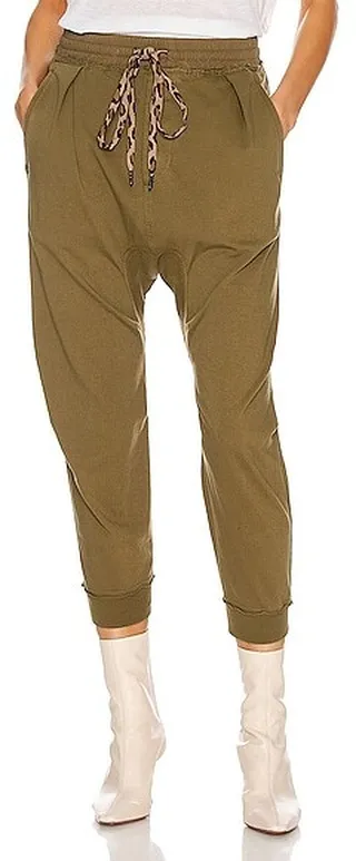R13 Harem Sweatpant in Green