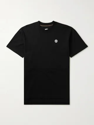 Printed Layered Cotton-Jersey T-Shirt