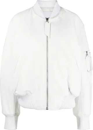 Leather Bomber Jacket