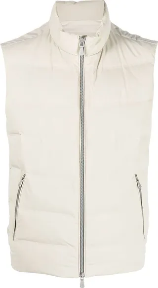 Feather-Down Padded Gilet