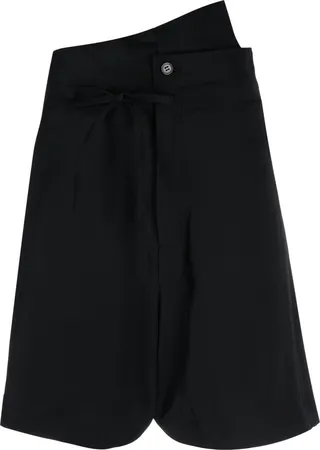 High-Waisted Tailored Shorts