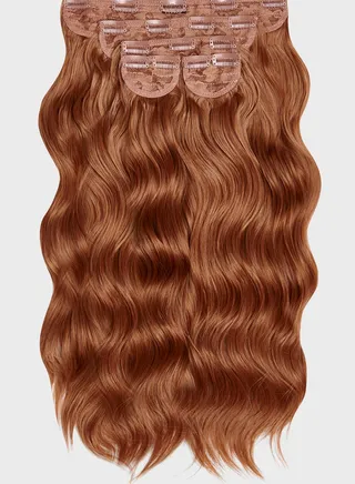 Midi Grande Brushed Out Wave 22" Wraparound Pony -26/30 Mixed Auburn