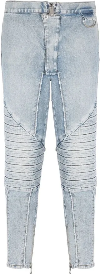 Mid-Rise Cropped Skinny Jeans