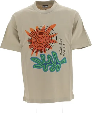 Jacquemus Graphic Logo Printed Crewneck T-Shirt