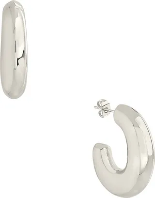 Geometric Tube Hoop Earrings