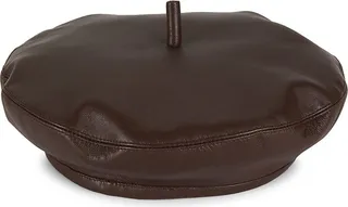 Carter Leather Beret