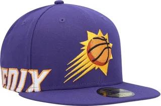 Men's New Era Purple Phoenix Suns Side Arch Jumbo 59FIFTY Fitted Hat