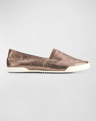 Melanie Leather Slip-On Sneakers