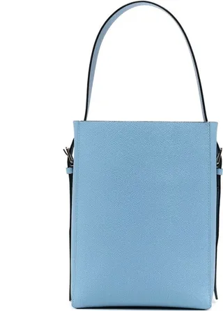 Bucket leather shoulder bag