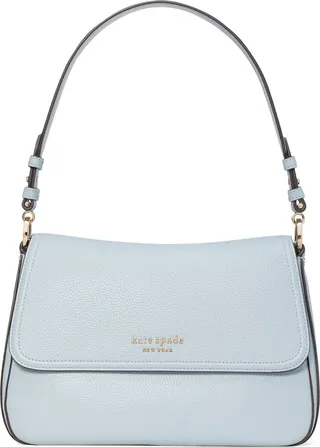 Hudson Pebble Leather Medium Convertible Shoulder Bag