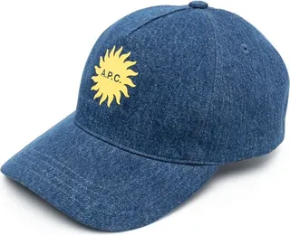 Sun-Print Denim Cap
