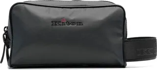 Embroidered-Logo Wash Bag