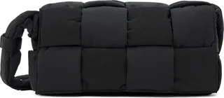 Bottega Veneta Black Padded Tech Cassette Bag