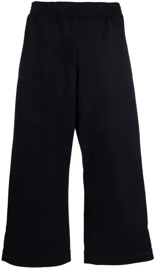 High-Waisted Cropped Trousers