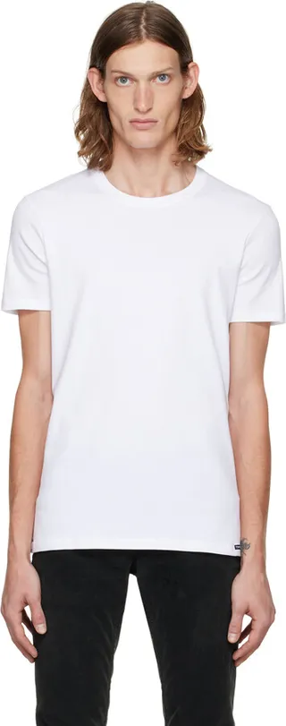 TOM FORD White Crewneck T-Shirt