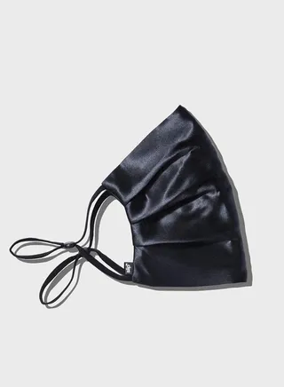 Silk Reusable Face Cover - Black