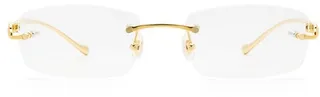 Cartier Rectangular Rimless Glasses
