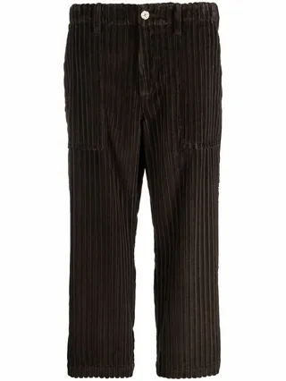 Corduroy Cropped Trousers