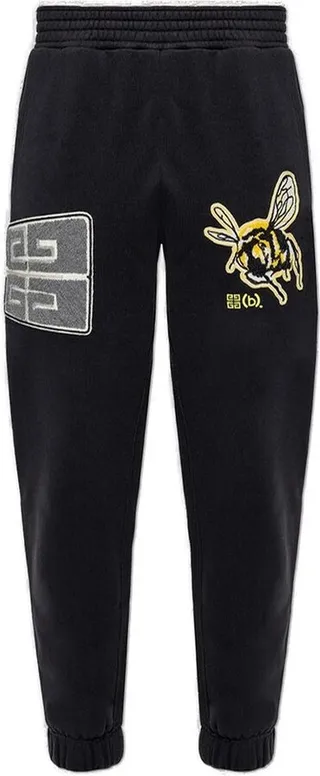 Givenchy Logo Patch Elastic Waist Sweatpants