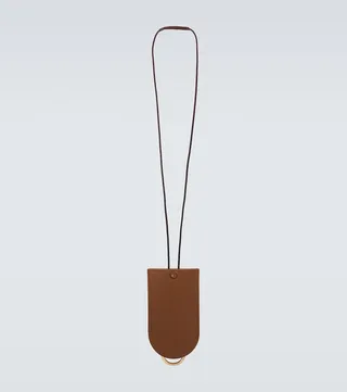 Billy leather keychain with strap