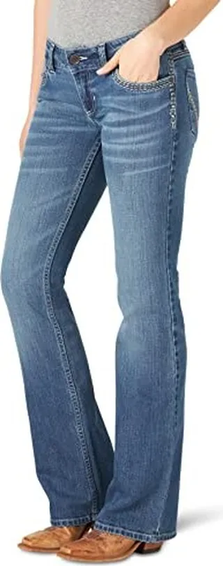 Wrangler Women's Retro Sadie Low Rise Stretch Boot Cut Jean