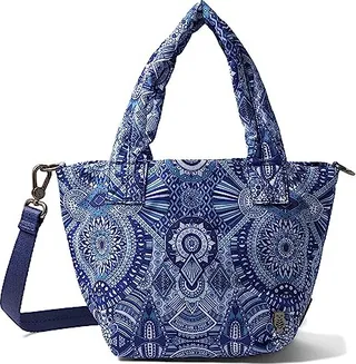 Sakroots Eco-Twill Culver Small Tote (Navy Wanderlust) Handbags