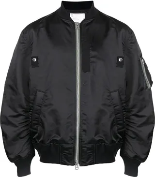 Zip-Up Bomber Jacket