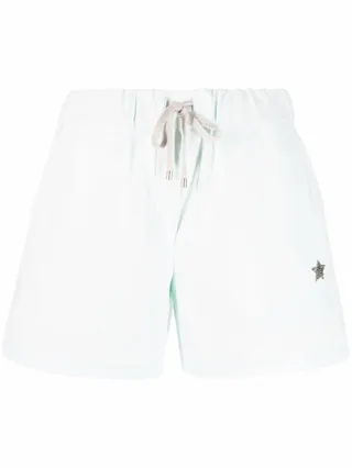 Star-Patch Drawstring Shorts