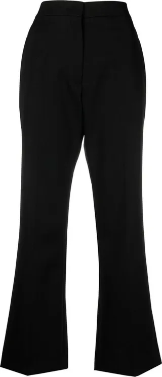 High-Waisted Cropped Trousers