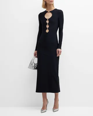 Corrine Cutout Midi Dress