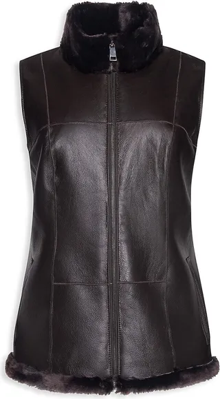 Made For Generations™ Shearling Zip Up Vest