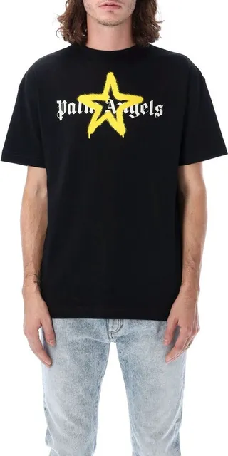 Palm Angels Star Sprayed Crewneck T-Shirt
