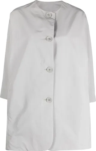 Single-Breasted Midi Coat