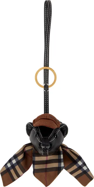 Burberry Black Thomas Bear Keychain
