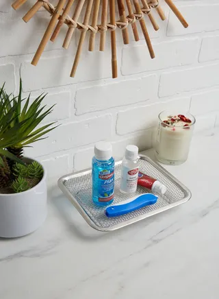 Stainless Steel Mesh Tray L