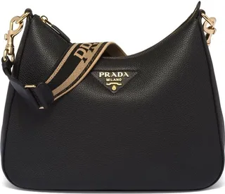 Triangle-Logo Shoulder Bag
