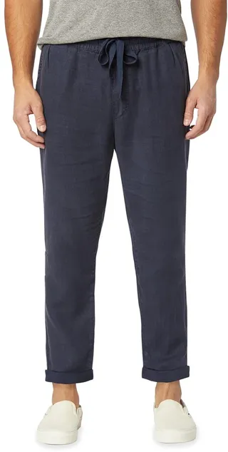 Men's Lightweight Drawstring Linen Pants
