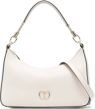 Logo-Plaque Detail Tote Bag
