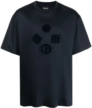 logo-patch short-sleeve T-shirt