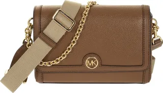 Freya - Small Convertible Shoulder Bag In Grained Leather