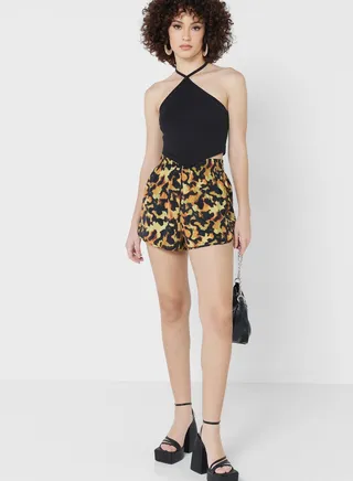 Drawstring Detail Shorts