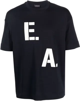 logo-print cotton T-shirt