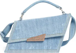 Mini Distortion Destroyed Denim Shoulder Bag