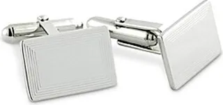 David Donahue Engraved Sterling Silver Cufflinks