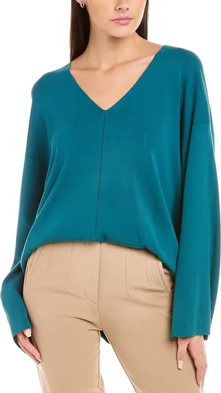 Lafayette 148 New York V-Neck Sweater