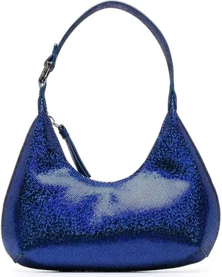 Blue Baby Amber Mini Bag Disco Dot Leather Effect Woman