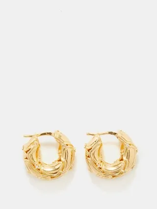 Lava 18kt Gold-plated Hoop Earrings