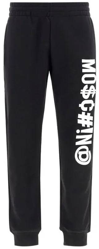 Moschino Logo Embroidered Track Pants