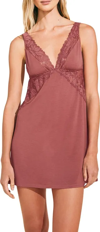 Rosalia Lace Trim Chemise